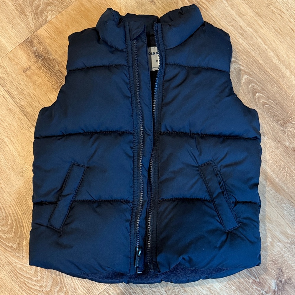 Old Navy Blue Puffer Vest
